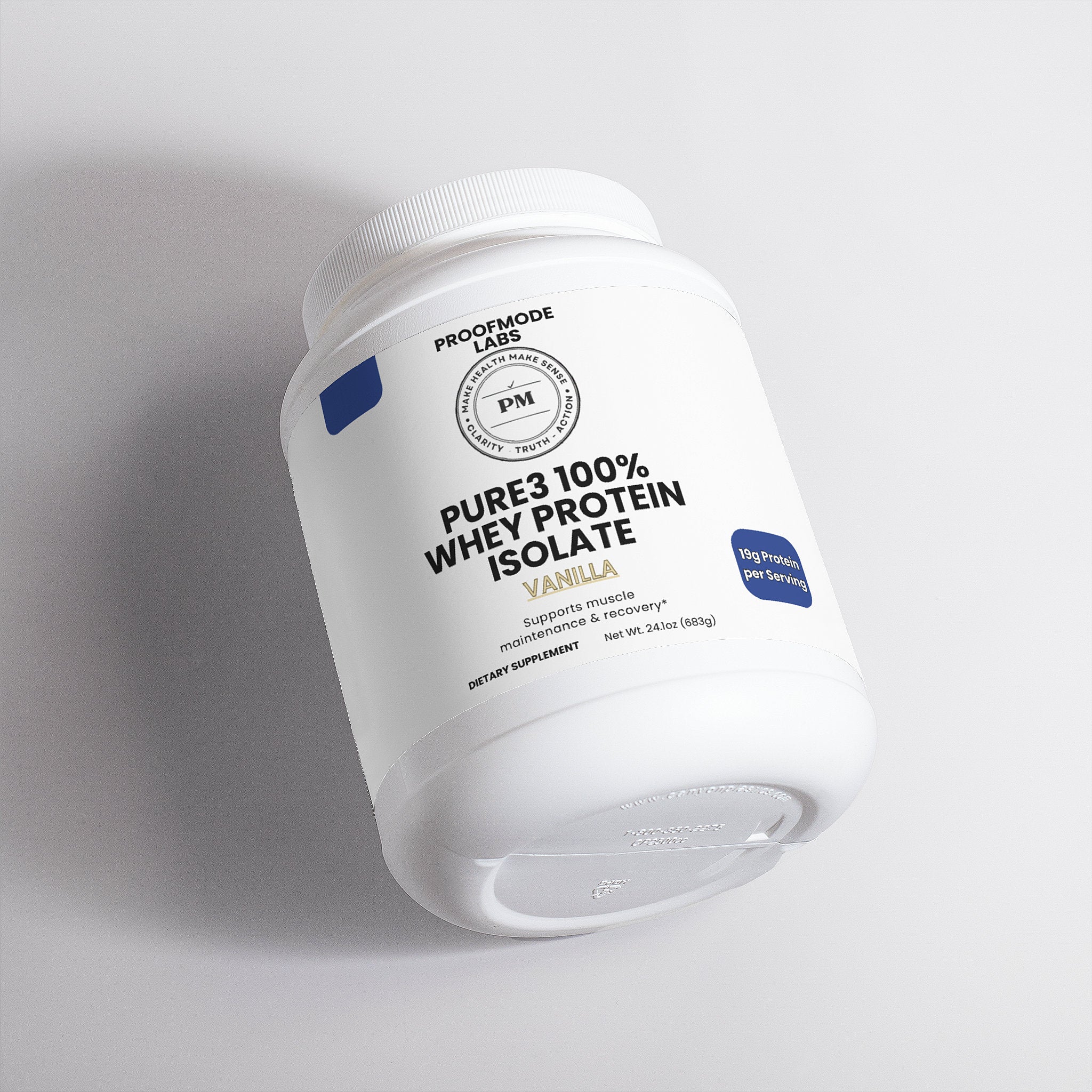 Pure3 100% Whey Protein Isolate (Vanilla)
