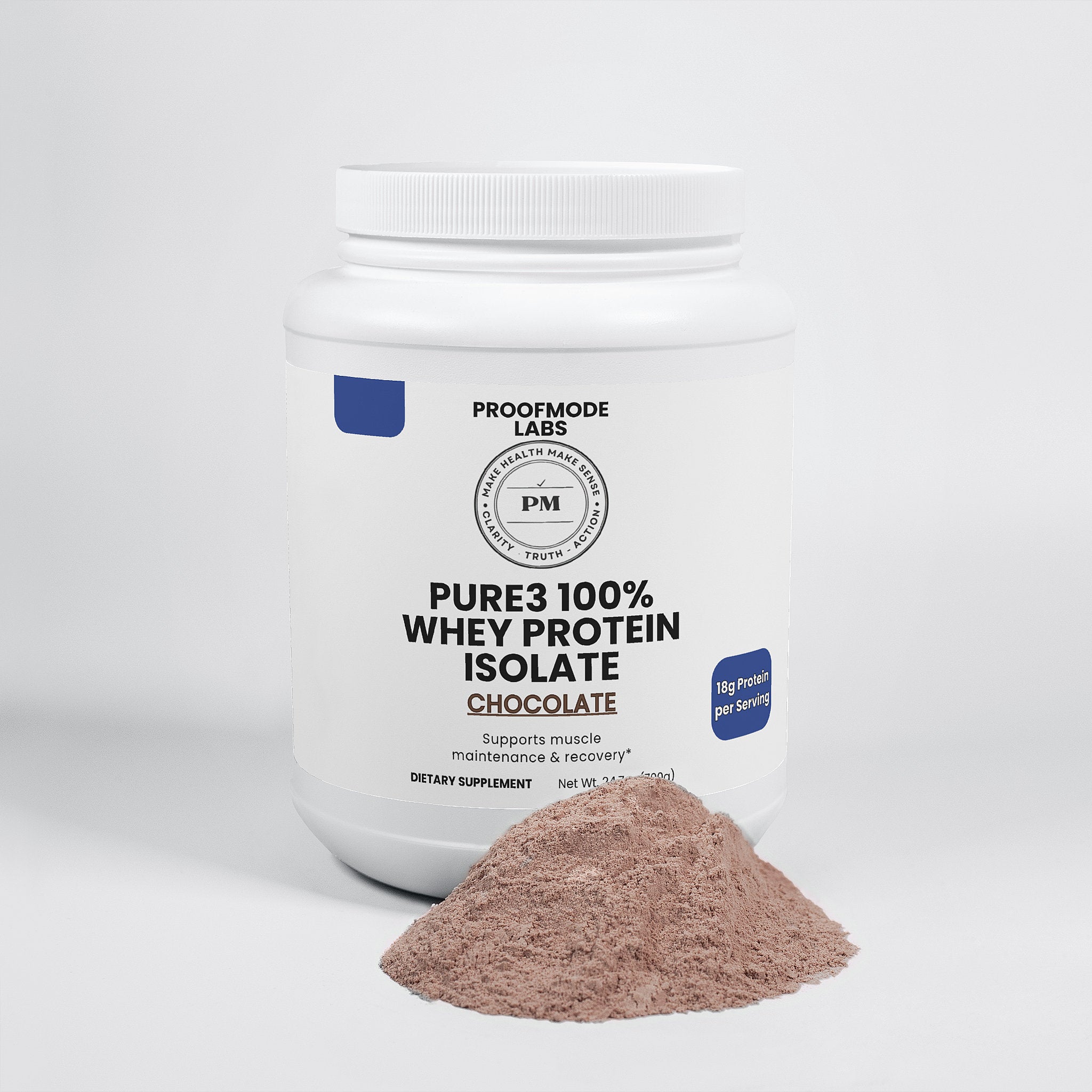 Pure3 100% Whey Protein Isolate (Chocolate)