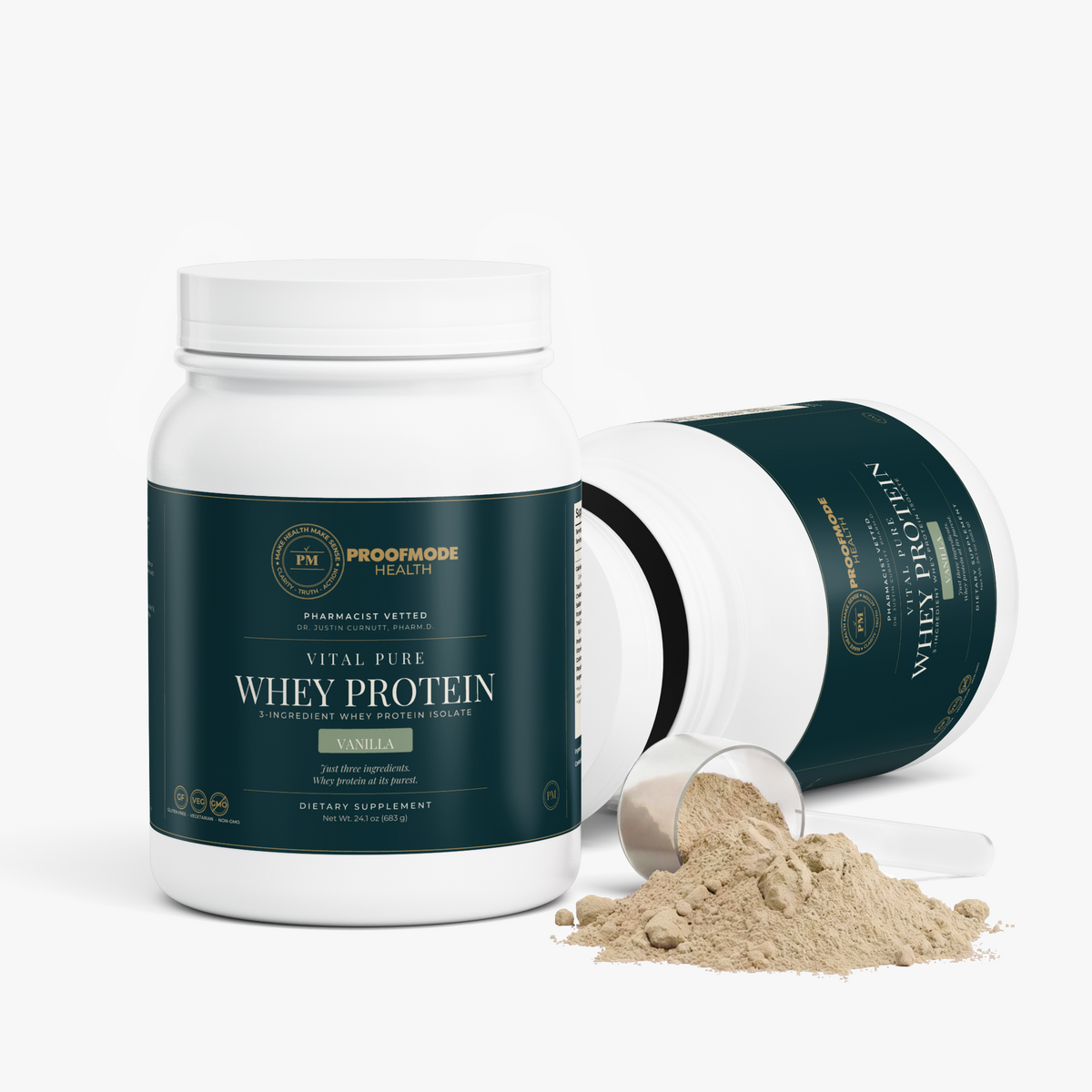 Pure3 100% Whey Protein Isolate (Vanilla)