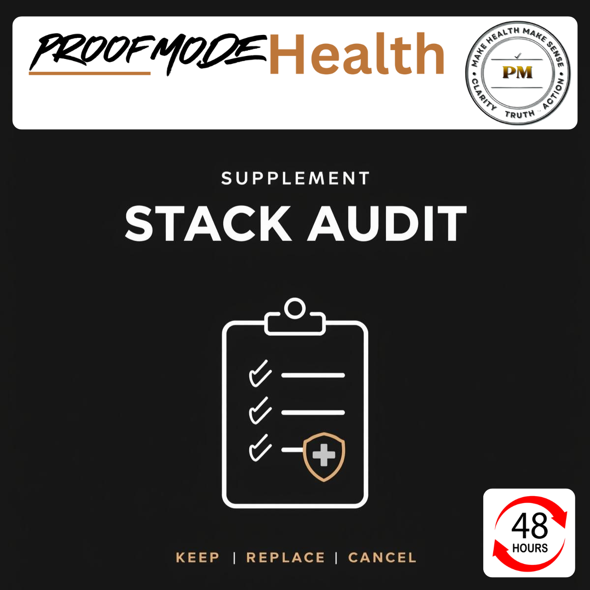 ProofMode Supplement Stack Audit™