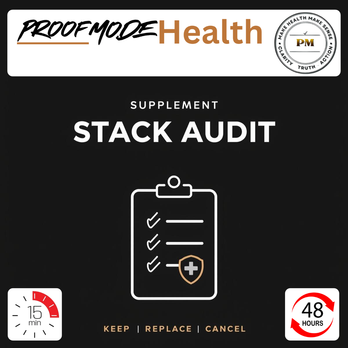 ProofMode Supplement Stack Audit™